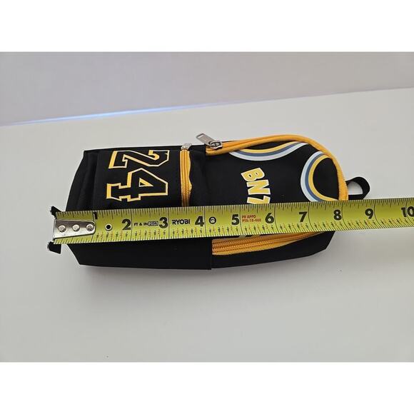 New Kobe Bry 24 Pencil Phone Bag With 1 Pack Pens 6 Waterproof School Black Gold - Picture 4 of 11